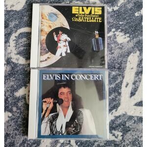 Elvis Presley Live Performances CD Bundle Aloha + In Concert VG+